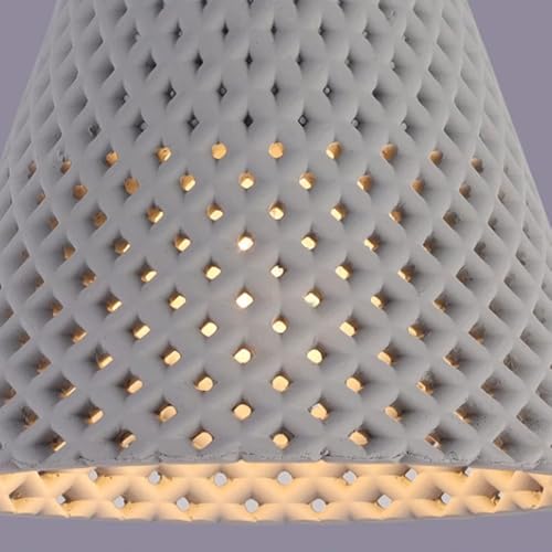 Iluminación decorativa minimalista con lámpara de hormigón de altura ajustable 6