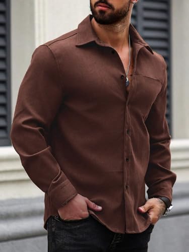 Image of Lymio Men Shirt || Solid Shirt for Man || Full Sleeve || Casual Style (Packs Also Available) (Utility)