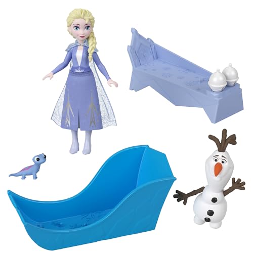 Disney Princesa Muñeca Elsa Día de las Aventuras con Amigos para niñas a partir de 3 años