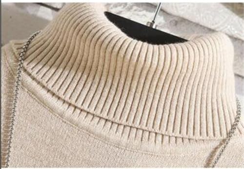 Mens Turtleneck Sweaters Slim Fit Ribbed Knitted Casual Long Sleeve Pullover Warm Jumper Tops3