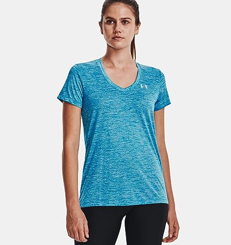 Image of Under Armour Womens Tech V-Neck Twist Short-Sleeve T-Shirt