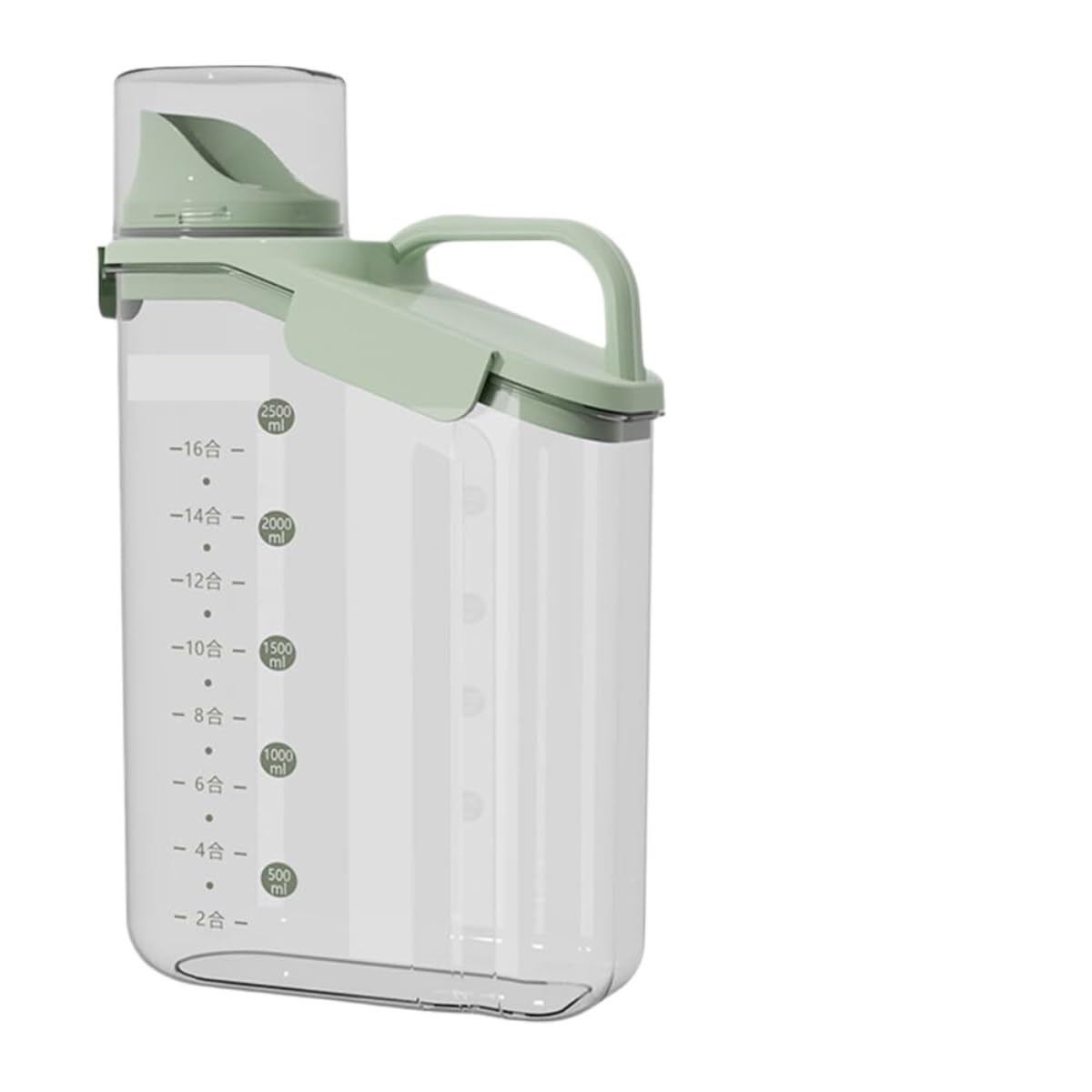 CVdrtyED Dry Food Cereal Dispenser Cereal Dispenser Dry Food Airtight Container Kitchen Storage Pantry Rice Container(Grün,2800ml)