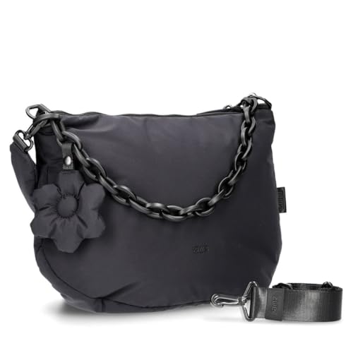 Zwei sac shopper sac à épaule Hannah HA140 Black noir grand sac à main