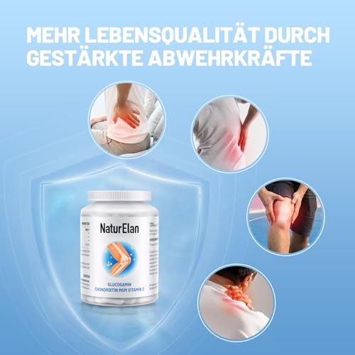 Glucosamin und Chondroitin hochdosiert, 120 Kapseln