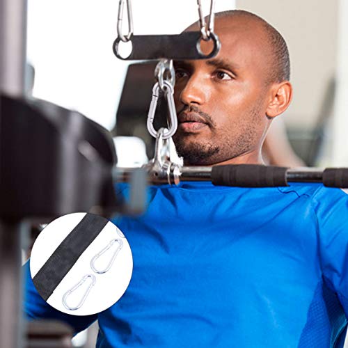 IMIKEYA Fitness LAT e sistema de polia de elevação, cabo ajustável com pino de carregamento para trí