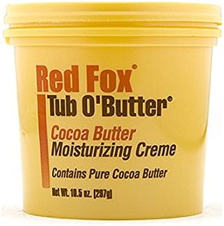 Red Fox Tub O Butter Cocoa Butter Moisturizing Creme Contains Pure Cocoa Butter For Body 298g