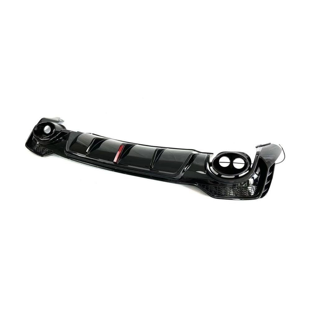 Dyfuzor Tylnego Zderzaka Spoiler Z Końcówkami Rury Wydechowej Dla Q3 Sport 2021 2022 Tylny Rozdzielacz Samochodu Dyfuzor Usta Osłona Deflektora samochodowy zderzak Splitter dyfuzor
