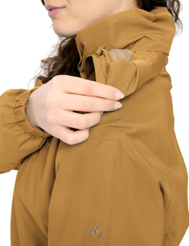 VAUDE Escape Light Regenjacke für Damen – Peanut Butter – Gr. 50 – Ansicht 6