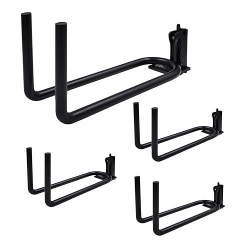 E-Track Heavy Duty Hook Hanger, Shovel/Tool Hanger, E Track Accessories Tool Holder, Universal Garage Storage Organizer System for Tools, 7.7