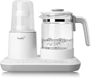 Bable Flaschenwärmer Milchwärmer Milchregler, mit schnellem elektrischem Wasserkocher aus Glas, Babykostwärmer, Präzise Temperaturregelung, sterilisieren die Flasche,