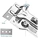LOEFLIFA Non-Scratch Glass Cleaning Scraper Set Ceramic Hob Tool with Sturdy Blades for Efficient Removal of Stickers Paint and Residue from Various Surfaces
