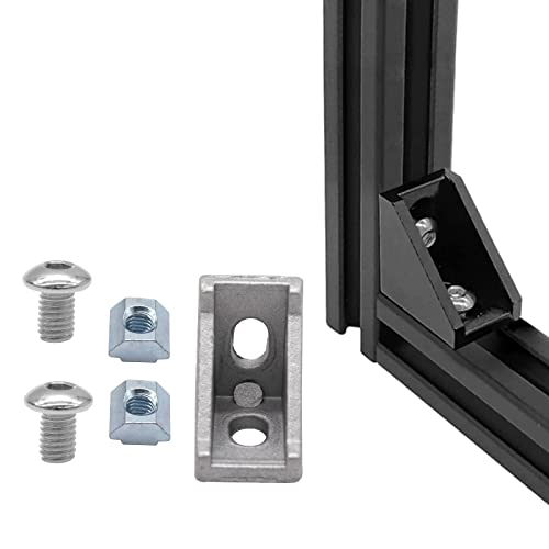 iMetrx 26 Stück Aluwinkel 20x20 Nut 6 Aluwinkel für Aluprofil 20x20 von iMetrx