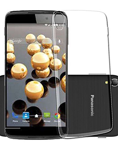 Image of Silicone Soft Back Cover for Panasonic Eluga Switch (Transparent)