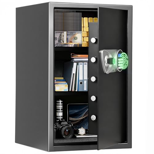 BlackSmith Large Biometric Safe with Keypad and LED