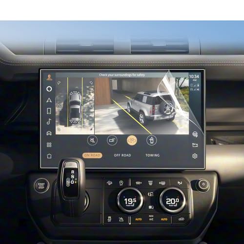 HD Screen Protector Curved for 2023 2024 2025 2026 Range Rover SE/SV 13.1 Inch for 2026 Range Rover Sport SE/SV Screen Protector Navigation Accessories PET Soft Film 4H [No Glare&Fingerprint]