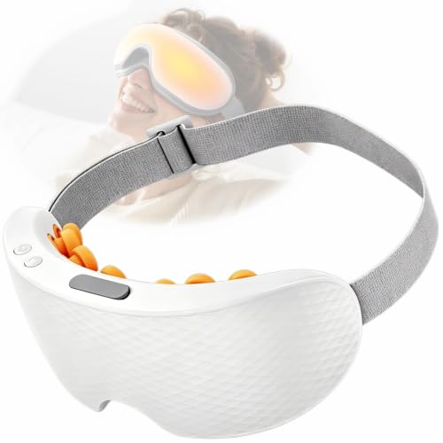 Masajeador de ojos nocturno con diadema ajustable para relajar la mente antes de dormir