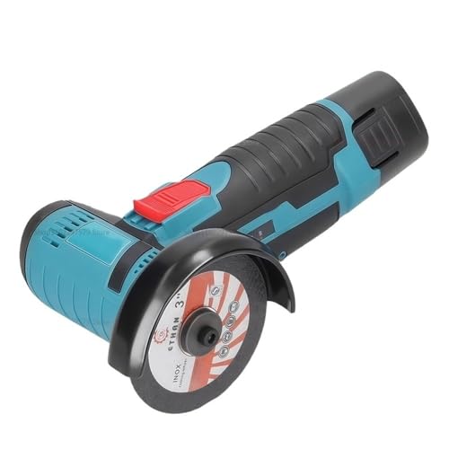 Mini amoladora angular de 12V con disco de diamante para corte de metales ligeros 2