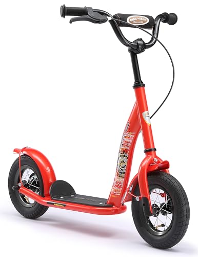 BIKESTAR Roller Kinderroller Tretroller Kickscooter mit Luftreifen für...