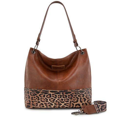 Wrangler Hobo Bags for Women Vegan Leather Top Handle Shoulder Purses and Handbags