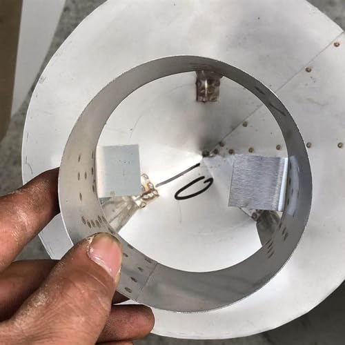 Caperuza de acero inoxidable para salida de humos de 190 mm con acabado de alta resistencia 4
