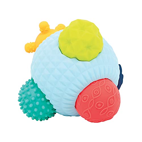 Ludi - Puzzle 3D Multi Balles pour Bébé - 6 Balles Sensorielles, Différentes Textures et Couleurs - Éveiller Bébé et Développer la Motricité - À...