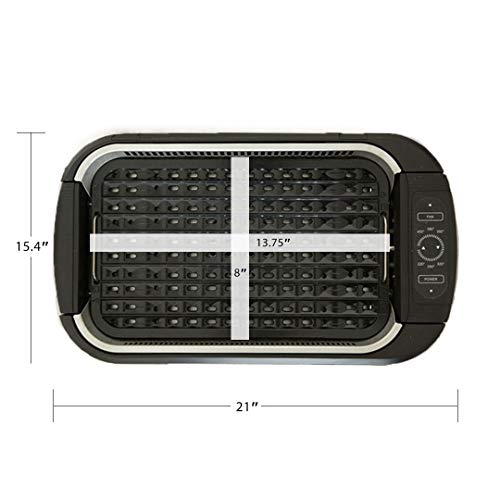 Power XL Smokeless Electric Indoor Removable Grill and Griddle Plates