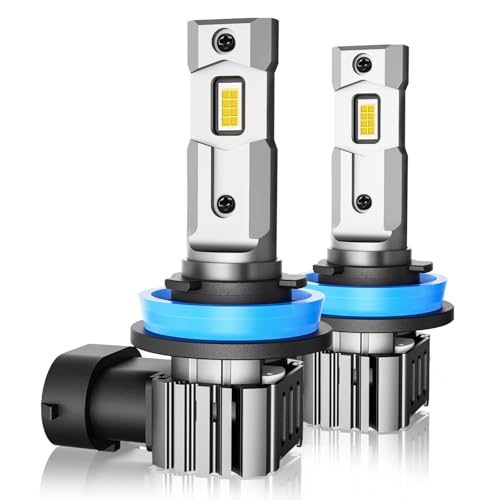rimthin H11 Bulbs, H8 H9 Fog Light Cool White Light Bulbs, IP67 Waterproof, Pack of 2