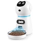 【RECORDATORIO DE GRABACIÓN】: este sistema automático de alimentación de mascotas tiene una grabadora y un altavoz integrados que le permiten grabar 10 segundos de sonido antes de comer para que su mascota siempre se sienta a su lado. Además, los parámetros establecidos no cambiarán sin importar lo que toque su mascota. El barril de alimentación tiene buena hermeticidad, la comida no se humedece y puede prevenir eficazmente los mosquitos.