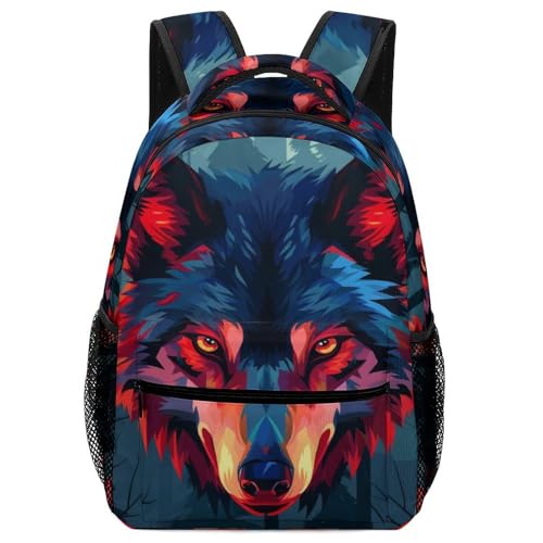 Sac d'ecole loup pour enfant : fini le désordre des livres