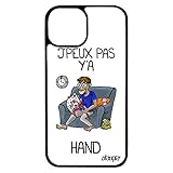 utaupia Coque Silicone pour Apple iPhone 13 Mini j'peux Pas y'a Hand Drole Bande dessinée Humour Telephone personnalisé Etui Portable Pas Cher de
