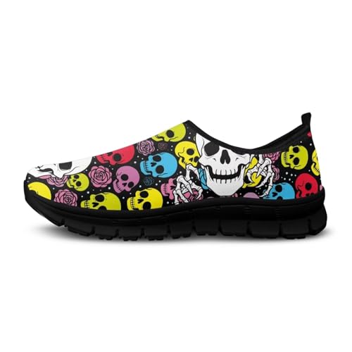 Image of Womens Slip On Walking Shoes Non Slip Loafer Breathable Holiday Travel Shoe Lightweight Casual Low Top Sneakers SizeUS 5.5-11.5