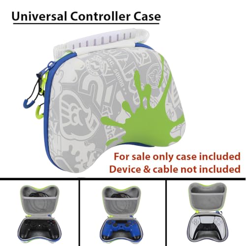 Image of OIVO INDIA Multicolor Universal Travel EVA Game Remote Controller Carrying Case Gaming Accessory Cover Case (Compatible for Xbox One, Xbox, Xbox 360, PS3, PS4, PS5 PS2) (Pack of 2)