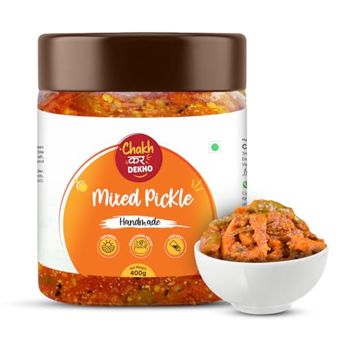 Image of Chakh Kar Dekho Mix Pickle 400g | Mixed Achar | Tangy Spicy