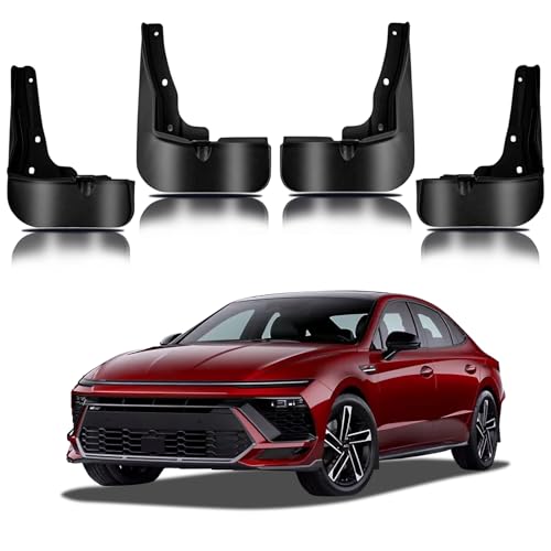 Image of Mud Flaps Kit for 2024 Hyundai Sonata Mud Splash Guard Fender Front and Rear 4-PC Set by TOPGRIL