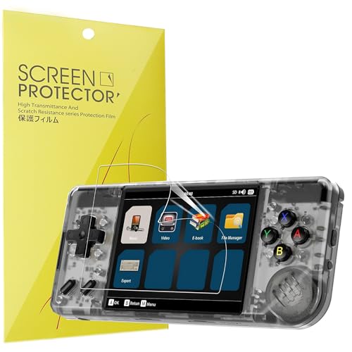 Lamshaw Compatible with RG28XX Retro Handheld Screen Protector, [6 Pack] Full Coverage TPU Clear Film Compatible with RG28XX 2.83 Inch Retro Handheld (6 Pack)