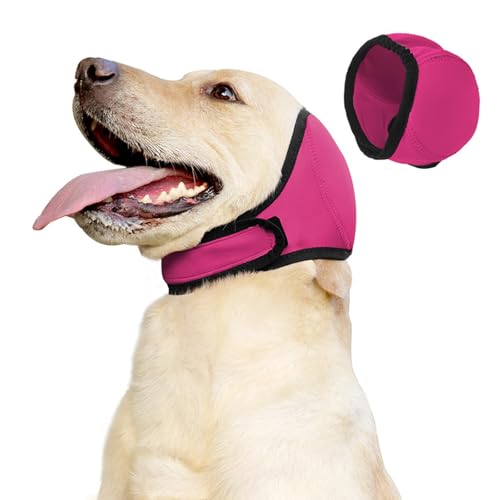 SEIS Protection oreilles chien baignade impermeabilisee rose M