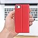 ProCase iPhone SE 2022/2020 iPhone 8/7 Wallet Case for Women, Stylish Folio Flip Card Case Stand Cover with Hand Strap Kickstand and Card Holder for iPhone SE 3/2 iPhone 8/7 -Red