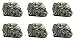 6PK Raw Andesite, Igneous Rock Specimens - Approx. 1
