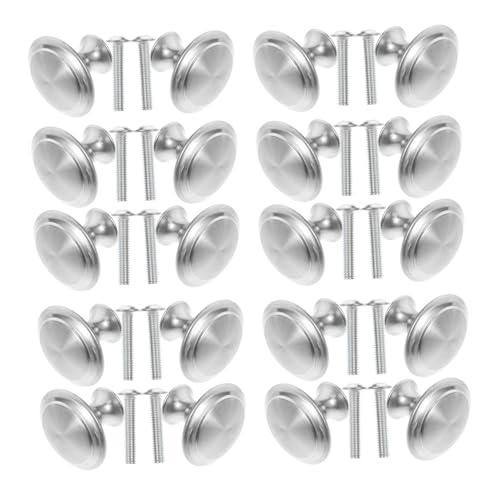 Vaguelly 35個不錆鋼単孔丸型ノブ引き出し取っ手 レトロスルキャビネットドアハンドル 靴箱 タンス クローゼット用家具装飾