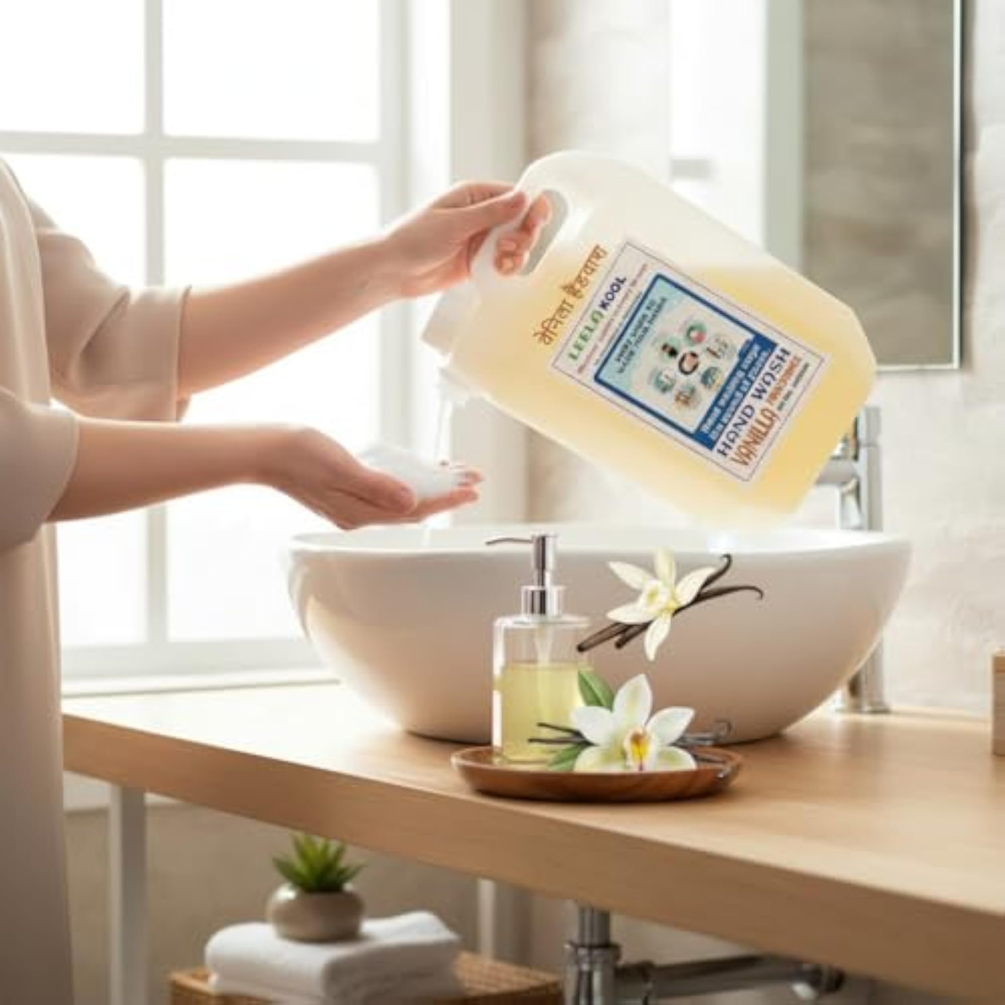 Kool Vanilla Moisturizing Handwash, 5 Litre Refill