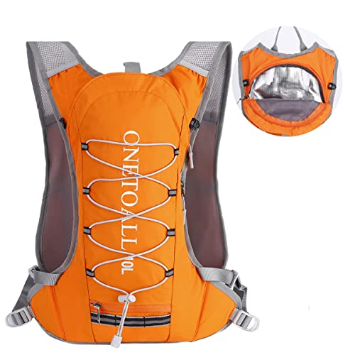 LOCAL LION Zaino da Ciclismo in Nylon da Uomo e Donna per Uso Quotidiano Come Ciclimo, Corsa, Sport ed Escursione