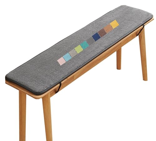 Galettes De Chaises Interieur Matelas de Sol Capitonné ou Coussin pour Banc de Jardin 1 2 3 Places, Banquette et Chaise Longue Palette, Coussin pour Banc 120...