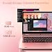 LEEDOW 11.6 inch Touchscreen Laptop | Laptop 6GB RAM 128GB SSD Celeron N4020, Mini Laptop Support TF Card, Dual-Band WiFi Bluetooth USB 3.0×2, Notebook for Work Education Travel - Pink