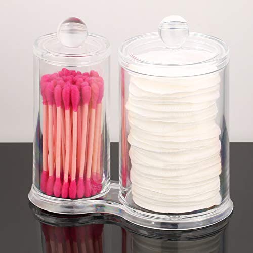 LuluPlus Organizador Dmaquillaje, Soporte Almohadillas Algodón Cover