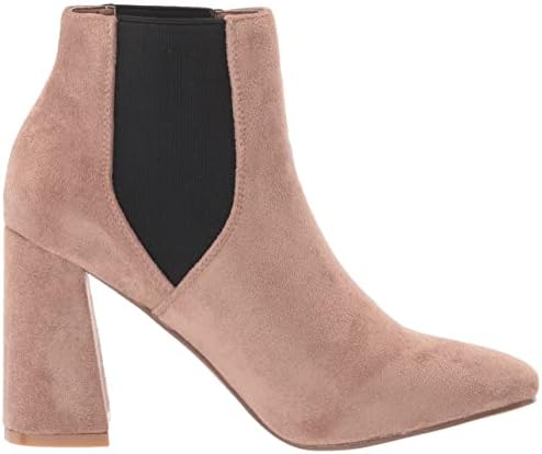 YOKI-JACKLYN-30 Women's Suede Elastic Stretchy Ankle Booties, Beige, 6 M US | Image 5