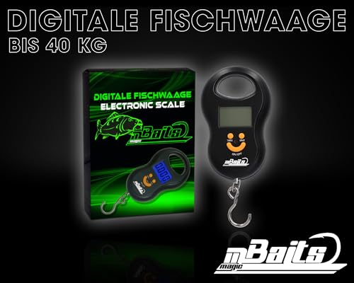 Magic Baits Digital Fischwaage 40kg Angelwaage Hängewaage Zugwaage