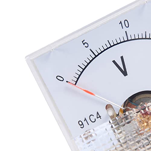 Image of uxcell DC 0-15V Analog Panel Voltage Gauge Volt Meter 91C4 2.5% Error