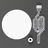 BrewDemon 2-Gallon Conical Fermenter Kit - BPA-Free Plastic, No Siphon Needed For Beer, Cider, Mead, Wine