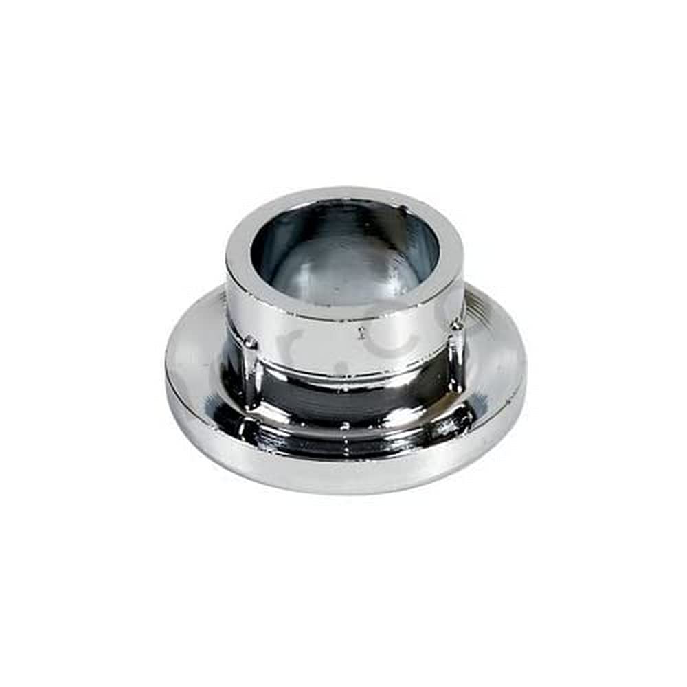 Plumbing4home Chrome Small D Rosette Rose Collar For Bathroom Sink Basin Overflow 15Mm Diameter