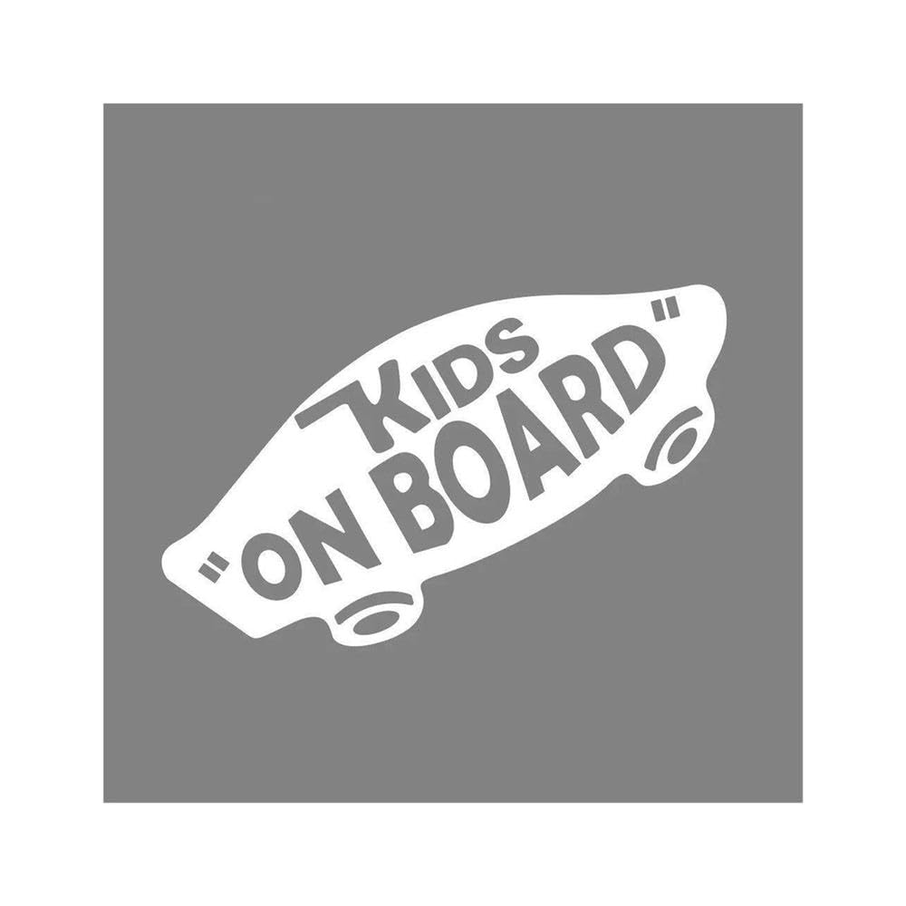 Auto Accessory Driving Safety Warning Signs Decal Waterproof Auto Exterior Decoration Sticker Accessories(Glossy White)
